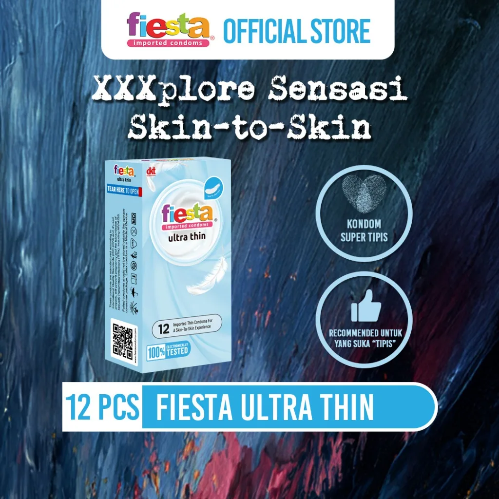 Fiesta Kondom Ultra Thin - 12 Pcs