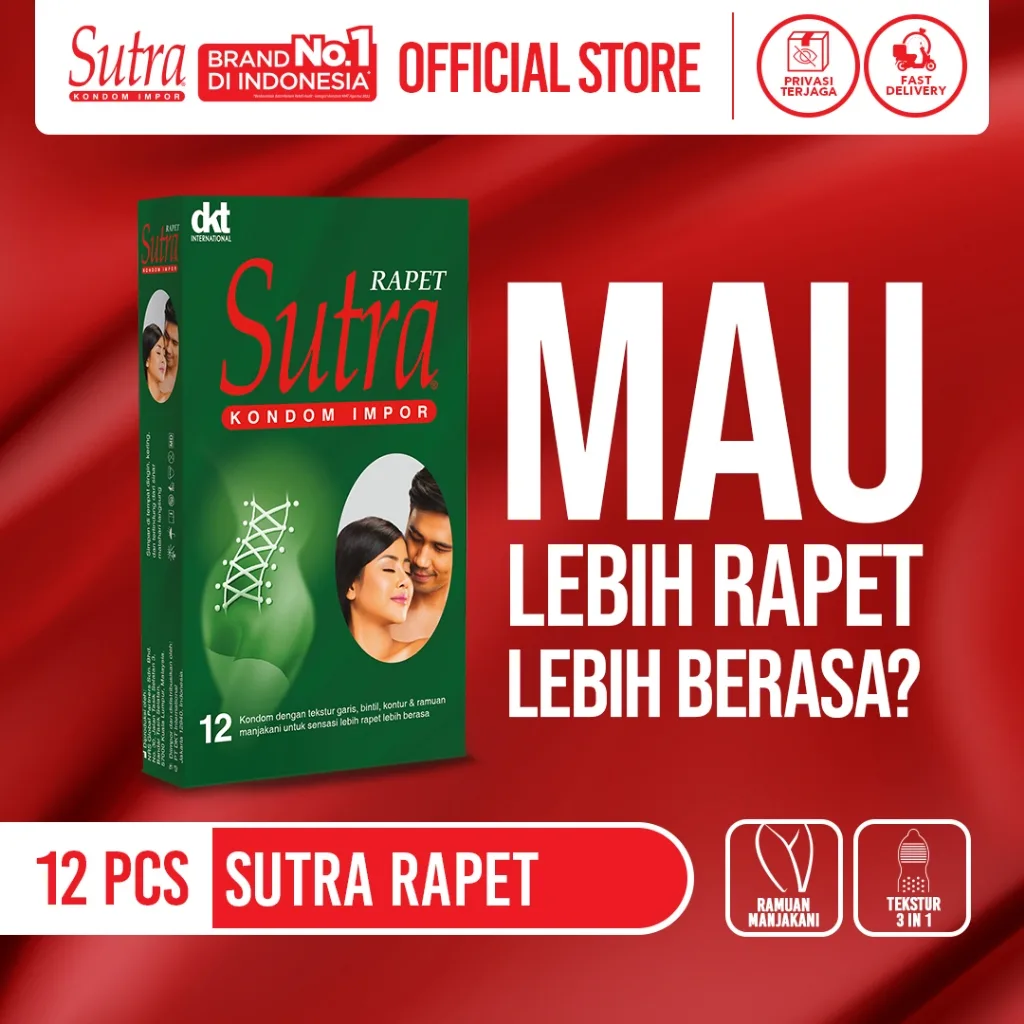 Sutra Kondom Rapet - 12 Pcs