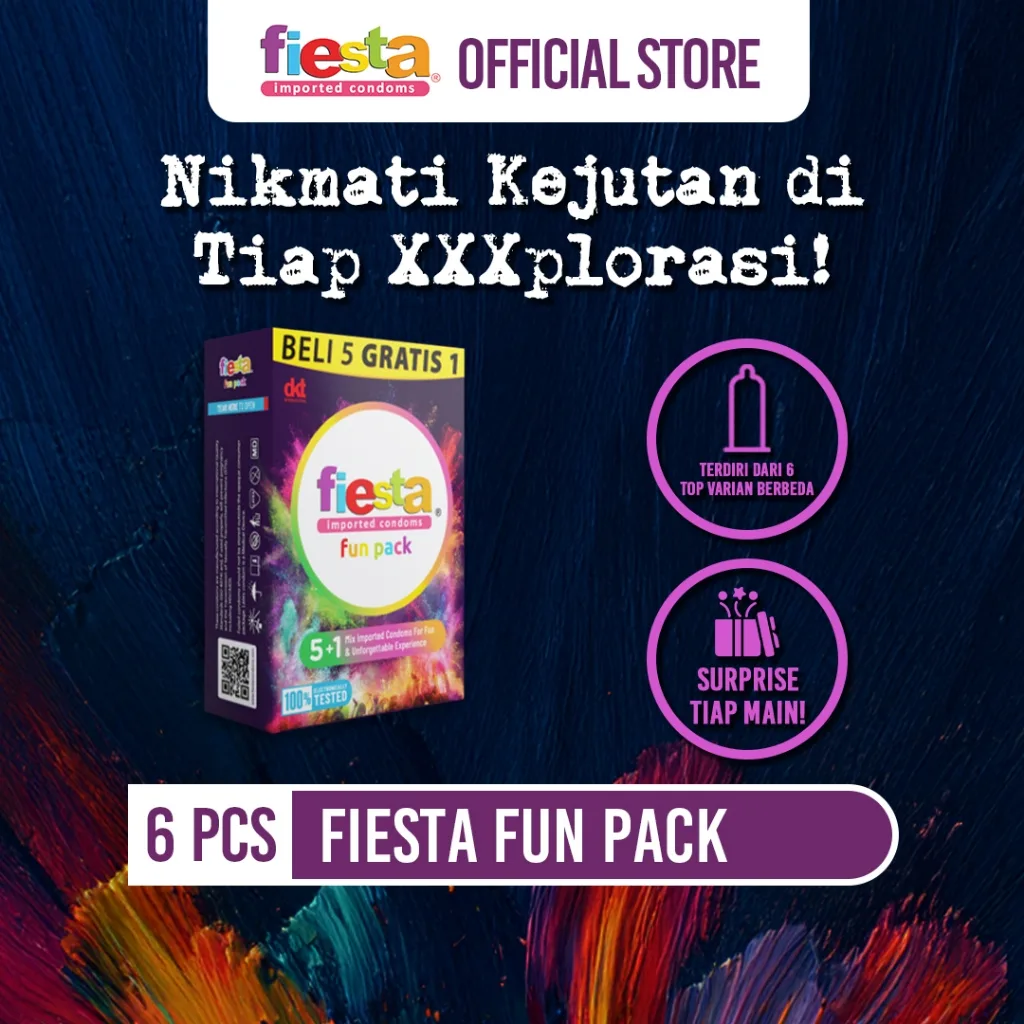 Fiesta Kondom Fun Pack - 6 Pcs