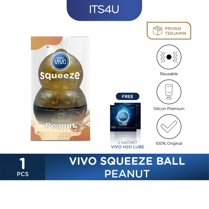 Vivo Squeeze Balls - Peanut