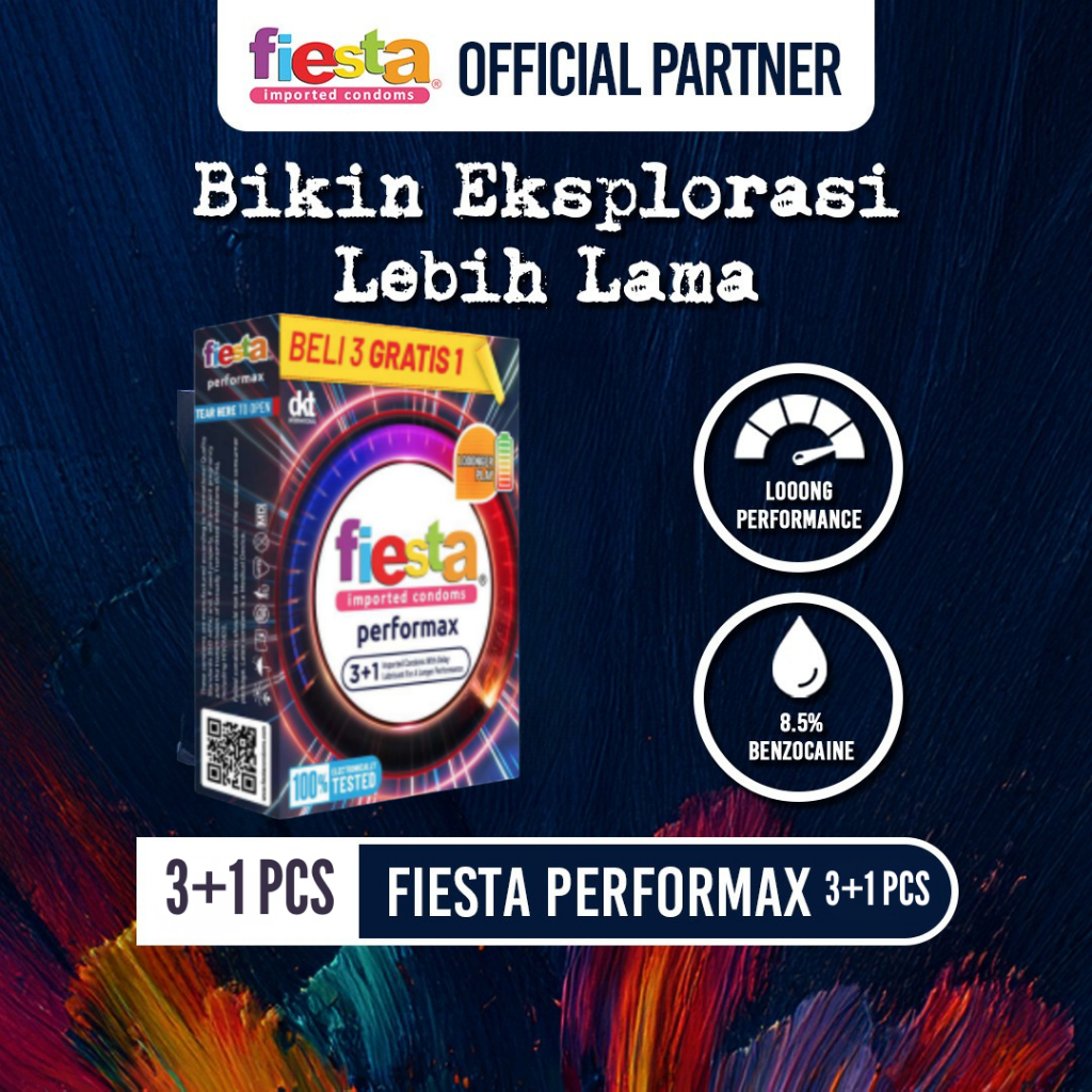 Fiesta Kondom Performax - 3+1 Pcs