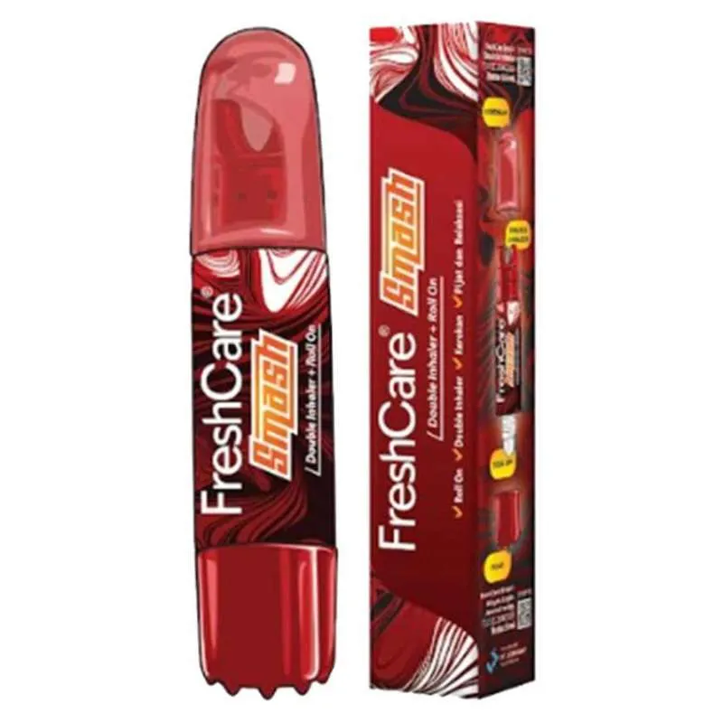 Fresh Care Smash Minyak Angin Roll On Double Inhaler - 1 Pcs