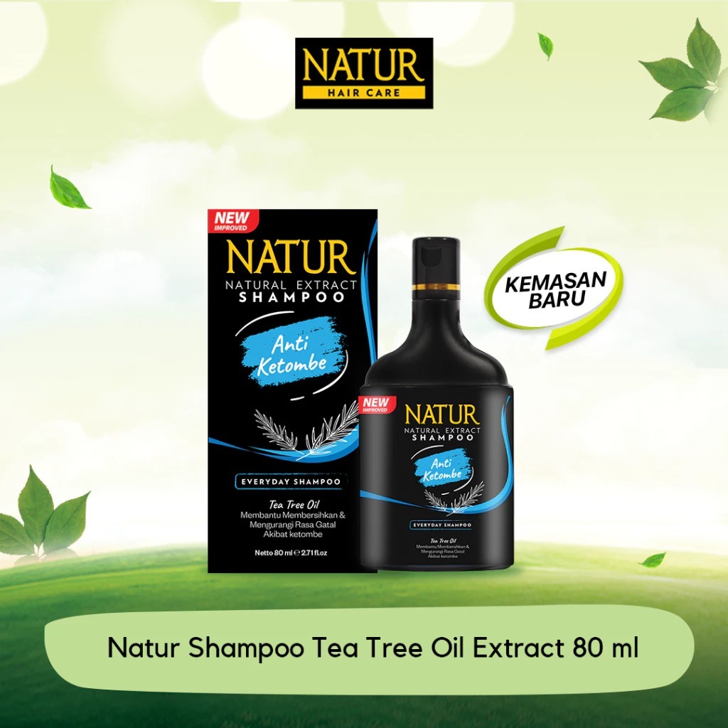 Natur Extract Shampoo Tea Tree Oil - 80 mL