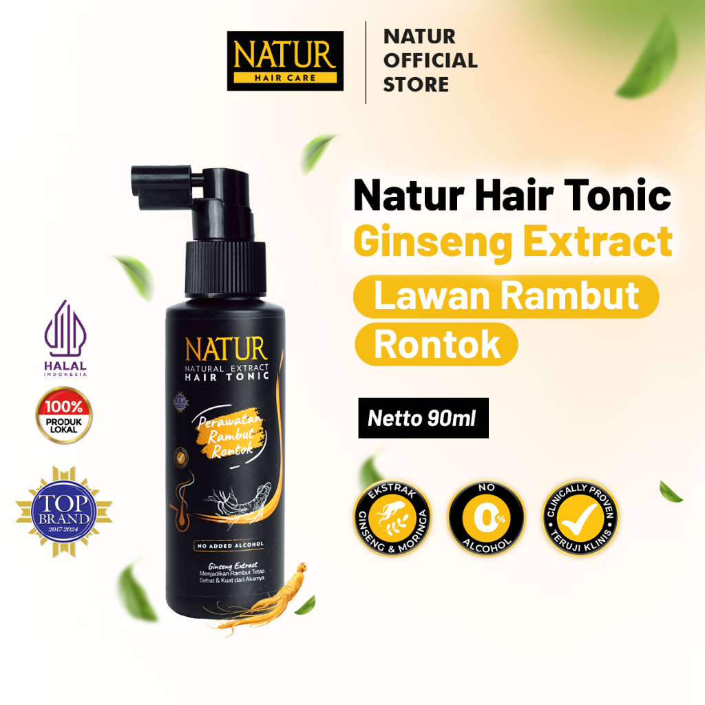 Natur Hair Tonic Ginseng Extract - 90 mL