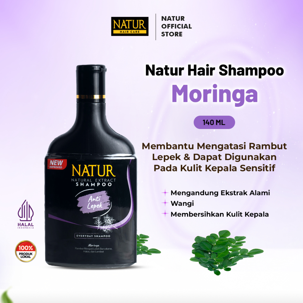 Natur Shampoo Moringa - 140 mL