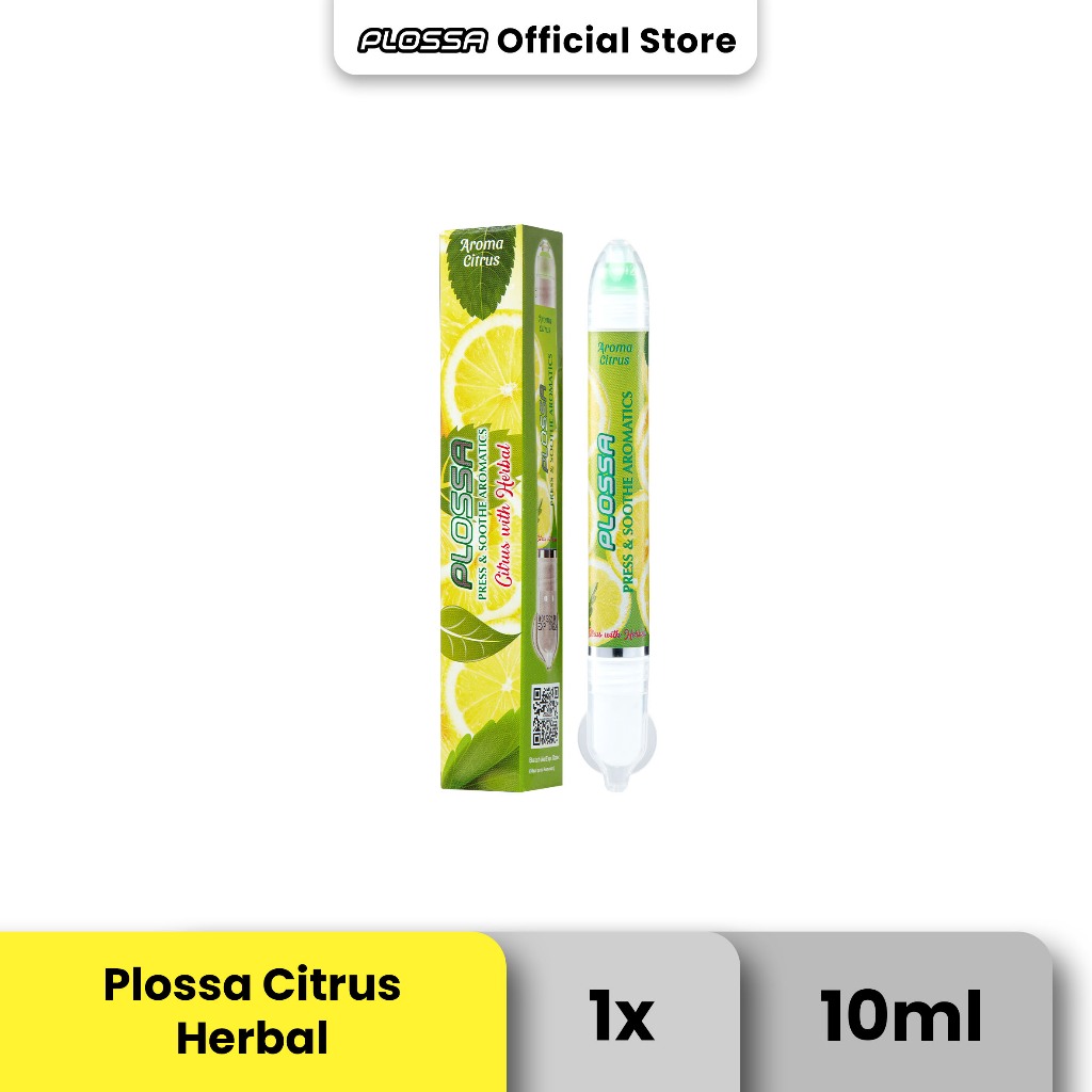 Plossa Minyak Angin 2in1 Aroma Citrus - 10 mL
