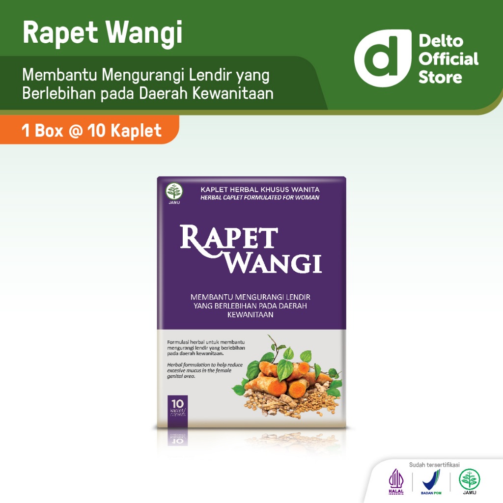 Rapet Wangi Jamu Herbal Wanita - 10 Kaplet