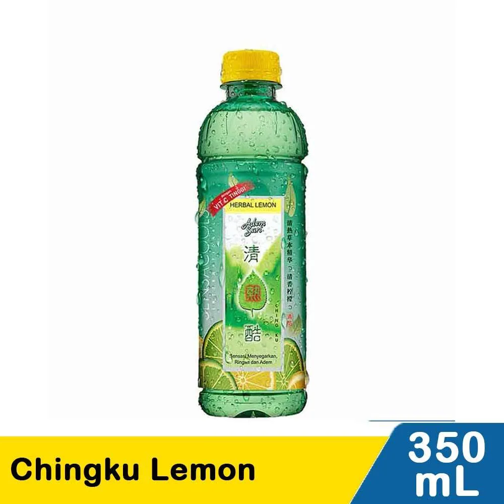 Adem Sari Ching Ku Minuman Penyejuk Botol - 350 mL