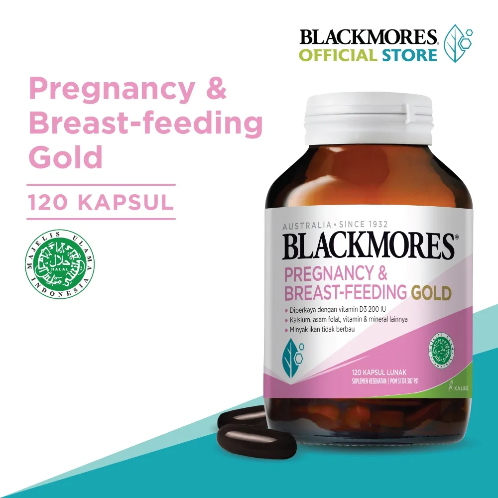 Blackmores Preganancy & Breast Feeding Gold - 120 Kapsul