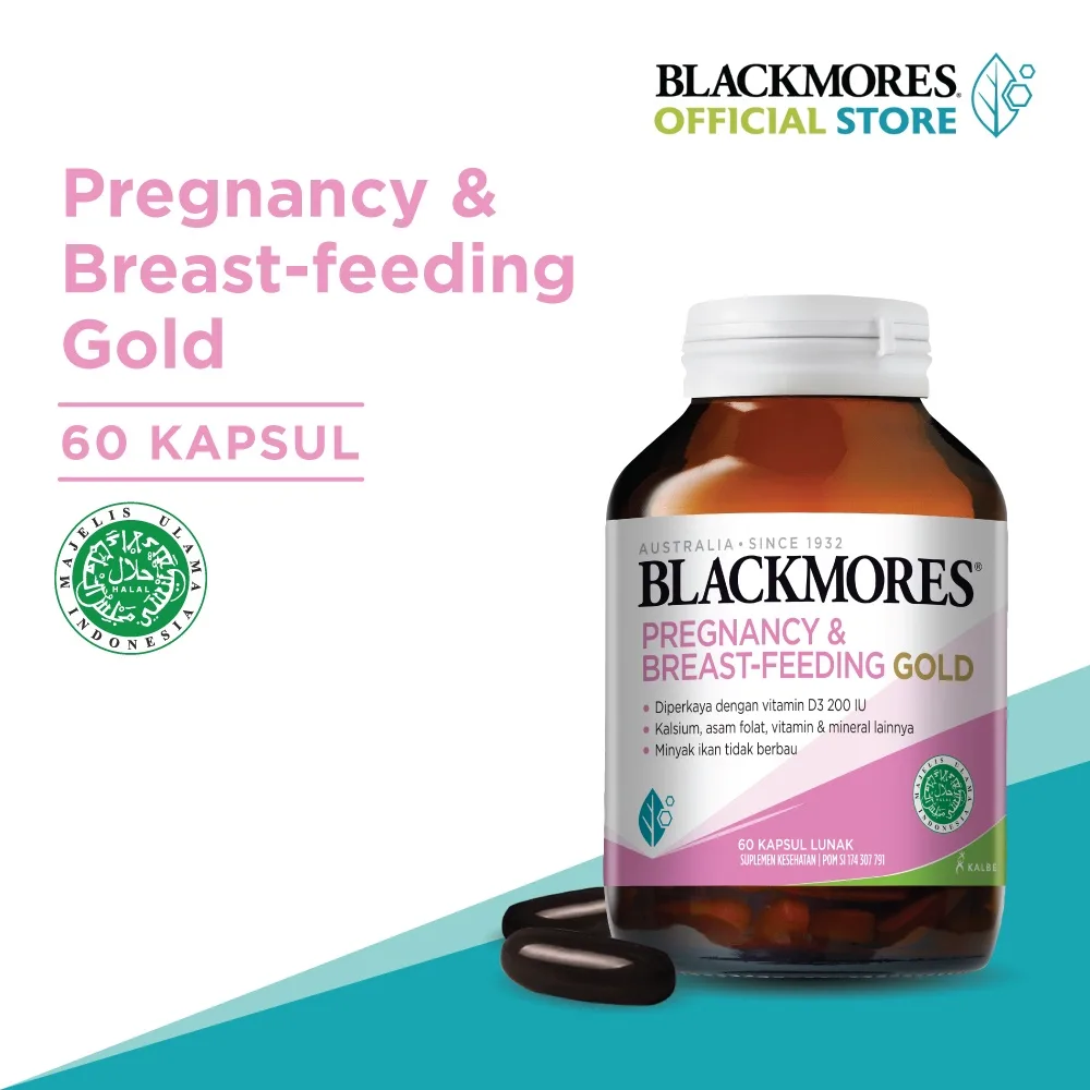 Blackmores Pregnancy & Breast Feeding Gold - 60 Kapsul