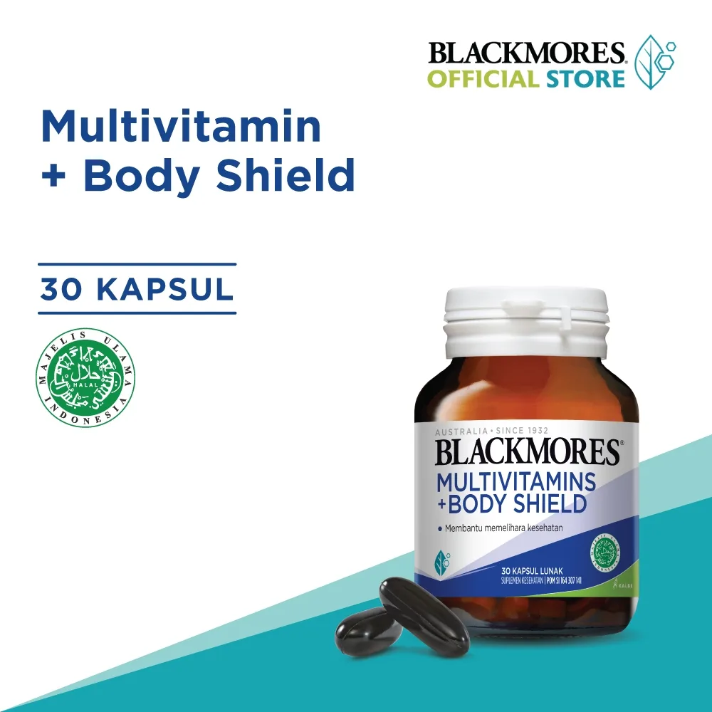 Blackmores Multivitamin + Body Shield - 30 Kapsul