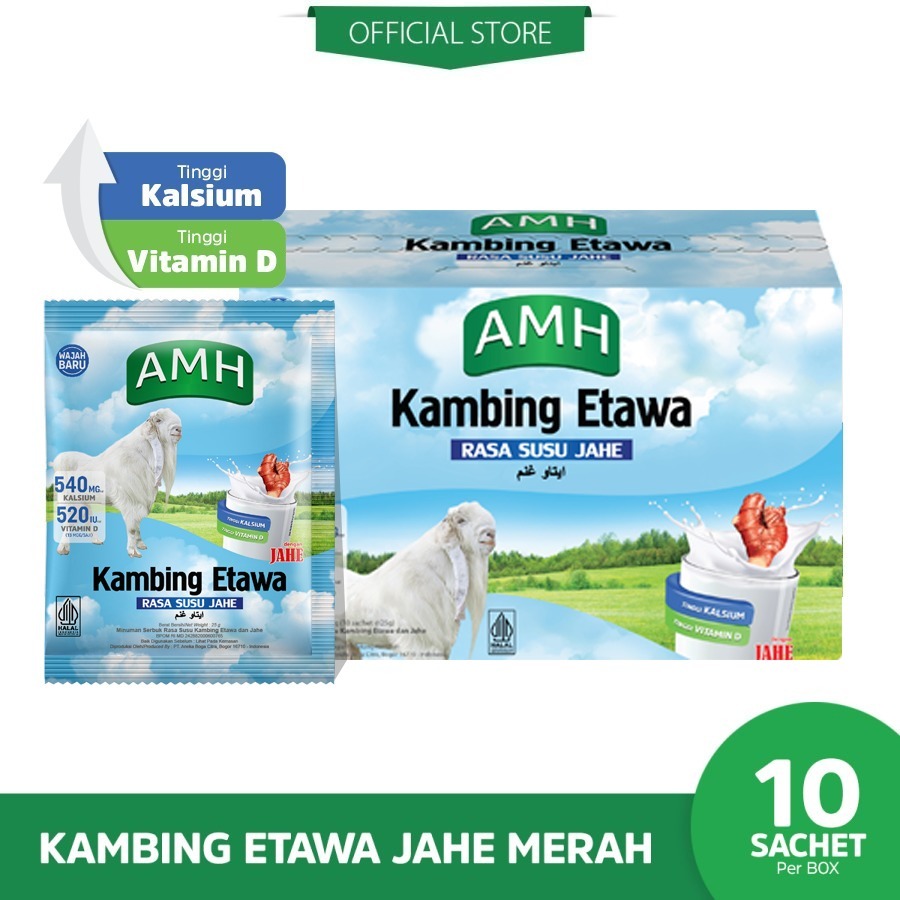 Amh Kambing Etawa Variant Jahe Box - 10 Pcs
