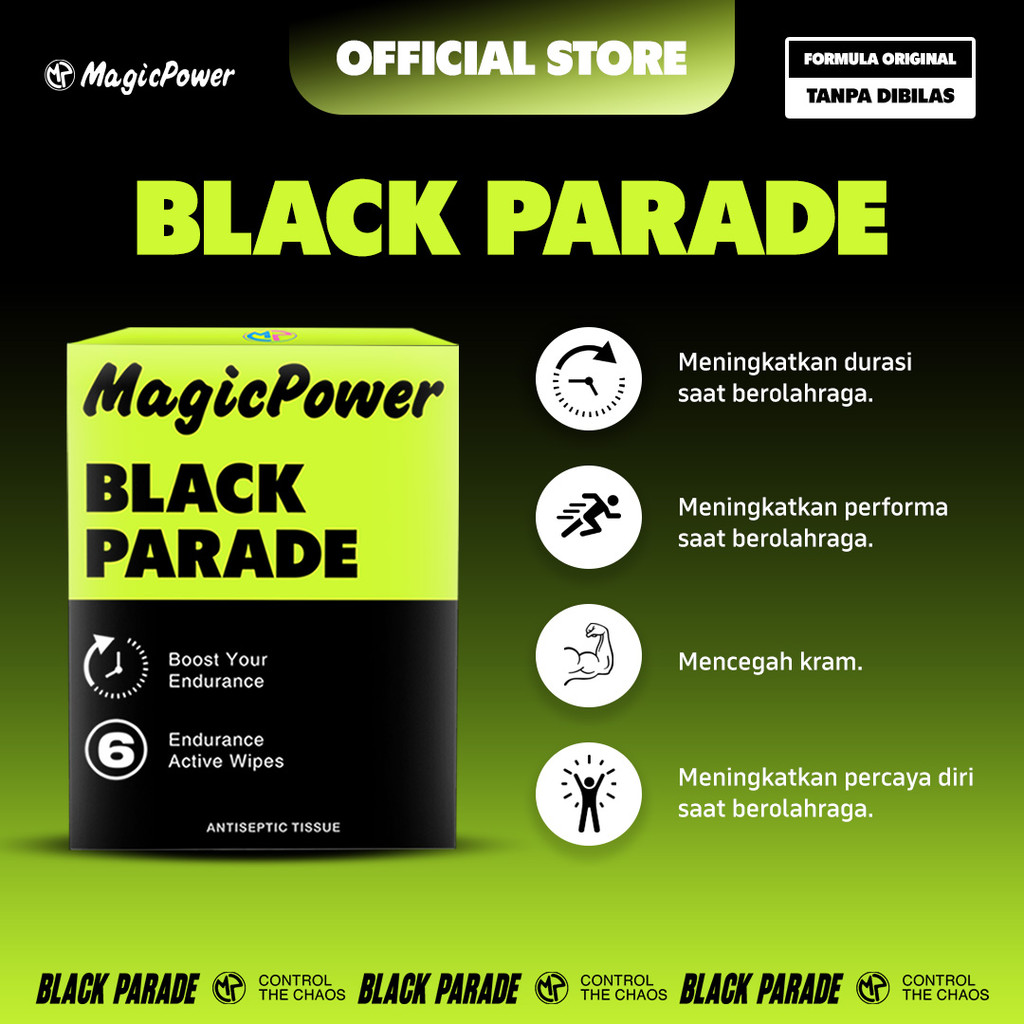Magic Power New Black Parade - 6 Pcs