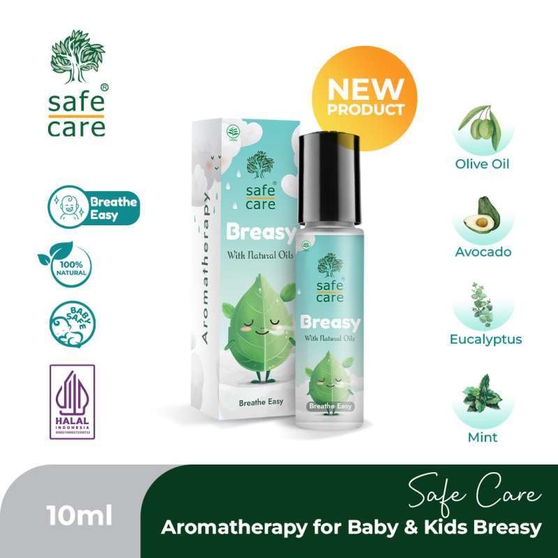 Safe Care Aromatherapy for Baby & Kids - Breasy 10ml