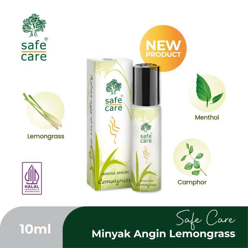 Safe Care Minyak Angin Aromatherapy Lemongrass - 10 mL