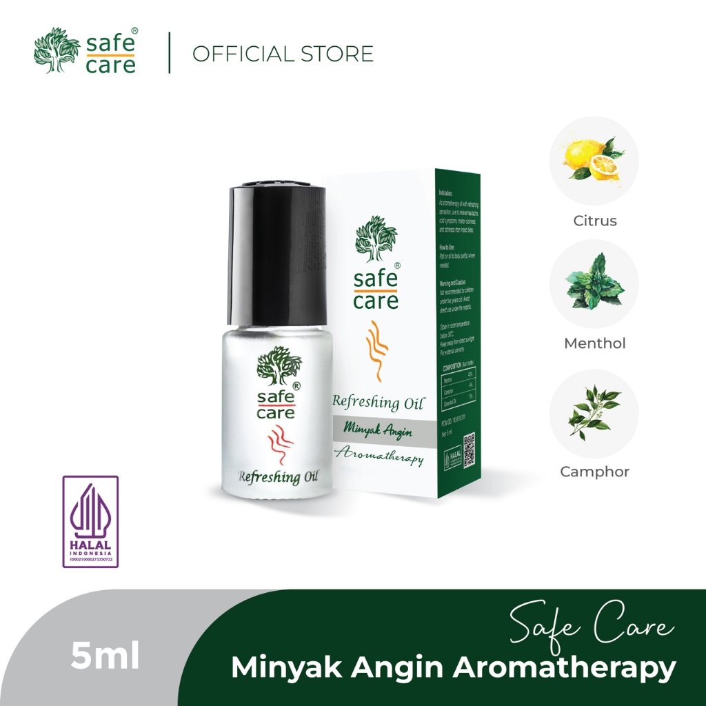 Safe Care Minyak Angin Aromatherapy Refreshing Oil - 5 mL