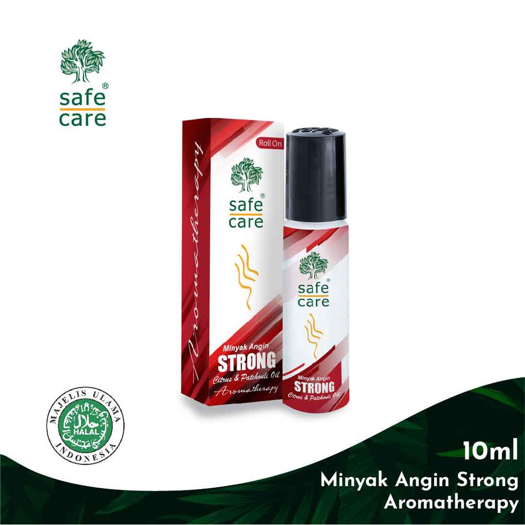 Safe Care Minyak Angin Aromatherapy Strong - 10 mL