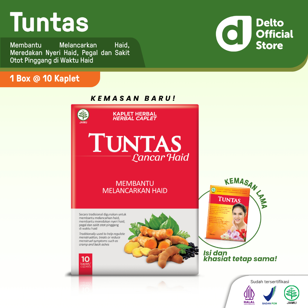 Tuntas Suplemen untuk Melancarkan Haid - 10 Kaplet