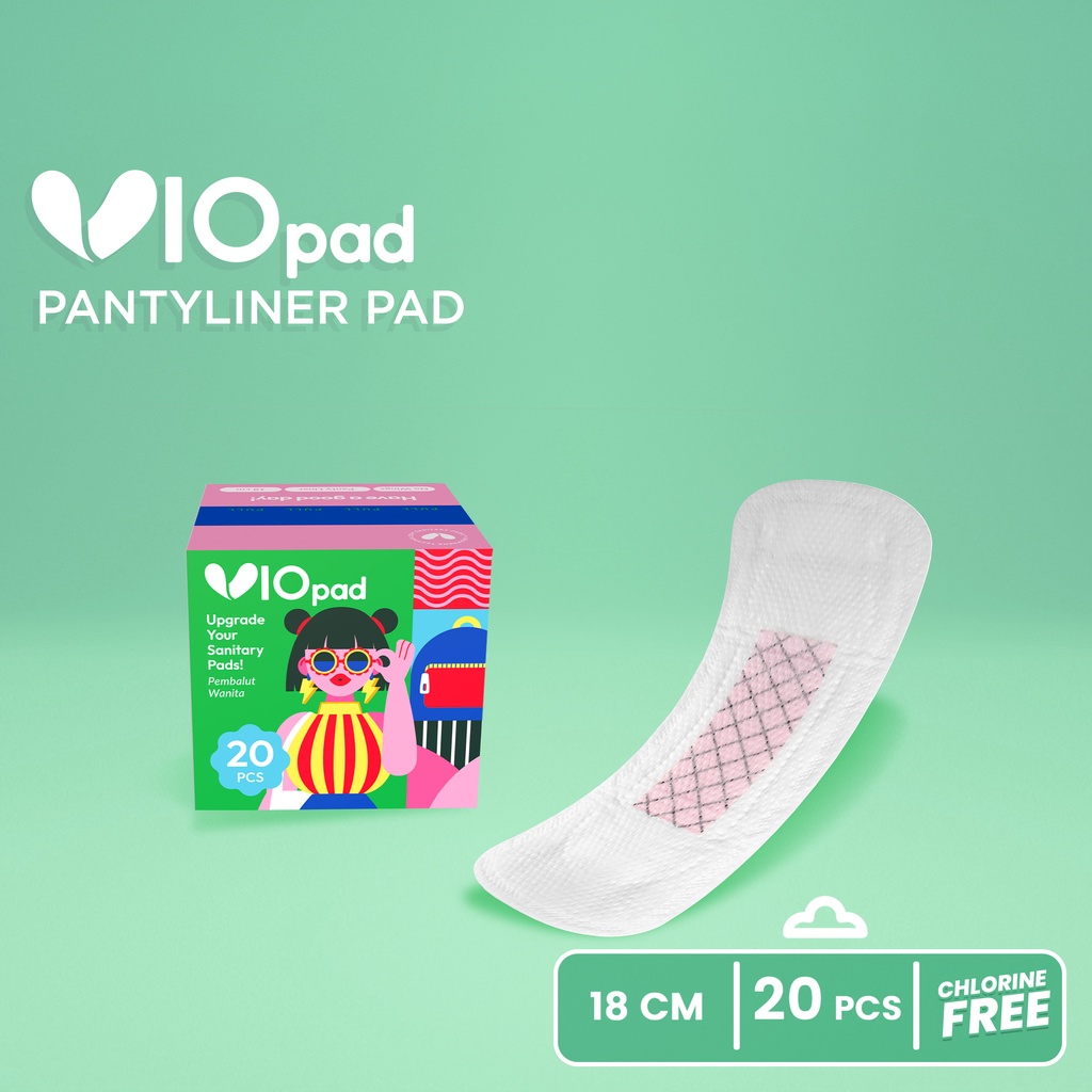 Vio Pads Pantyliners - 20 Pcs