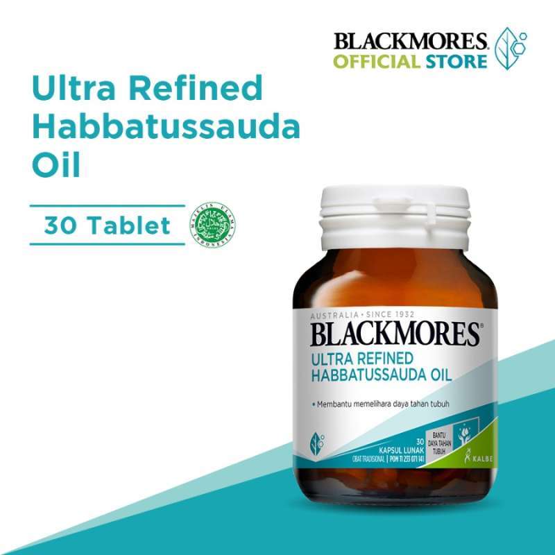 Blackmores Ultra Refined Habbatussauda Oil - 30 Kapsul