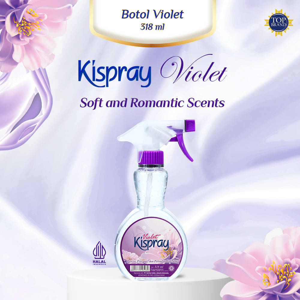 Kispray Botol Violet - 318 mL