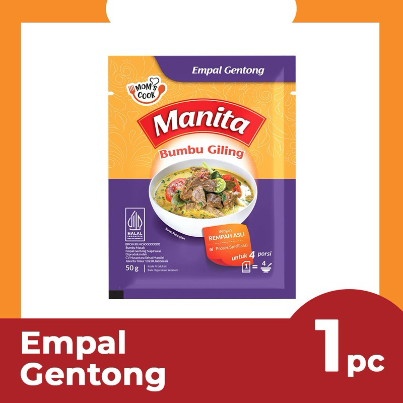 Manita Empal Gentong - 50 gr