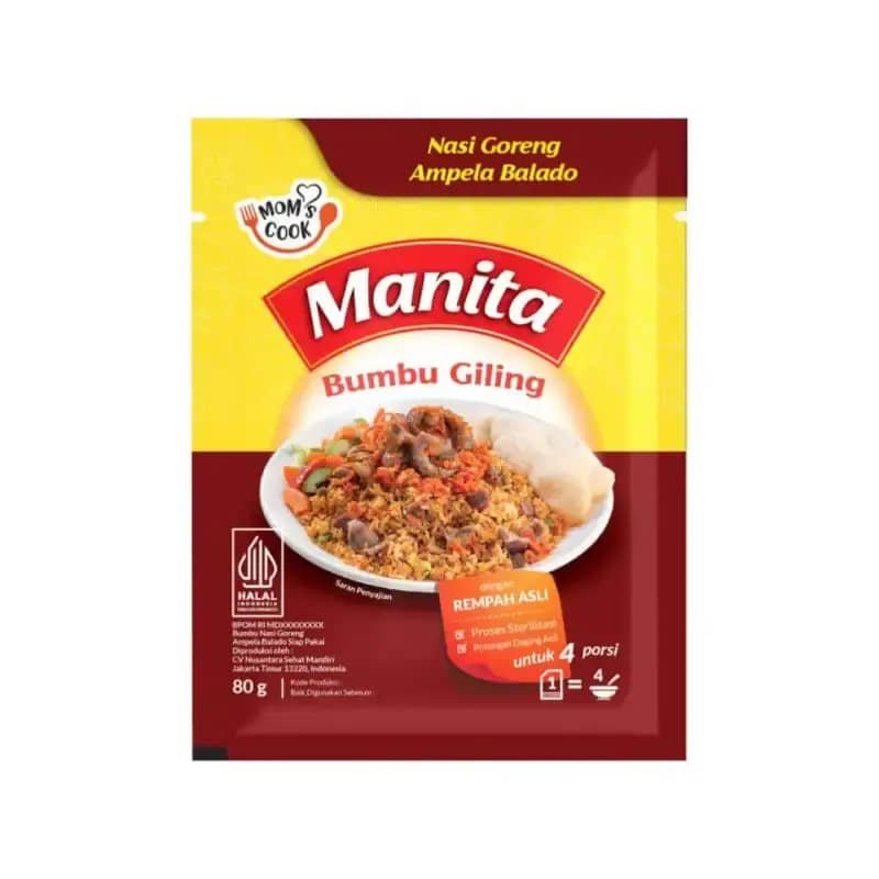 Manita Nasi Goreng Ampela Balado - 80 gr