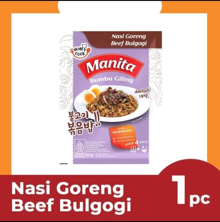 Manita Nasi Goreng Beef Bulgogi - 80 gr