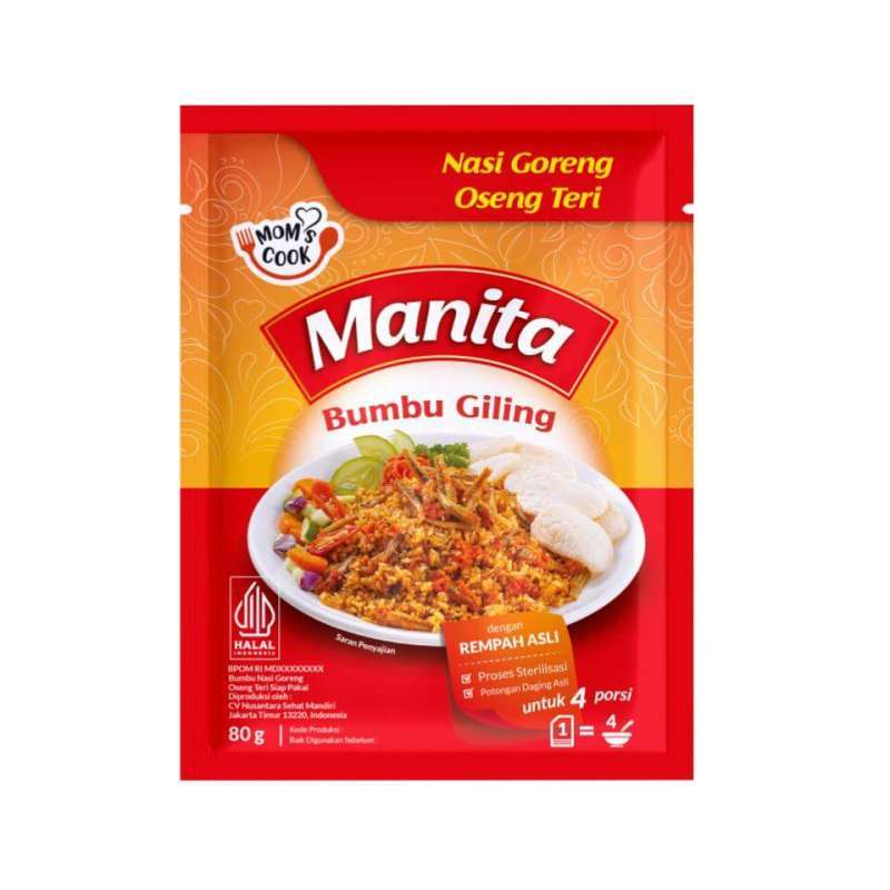 Manita Nasi Goreng Teri - 80 gr