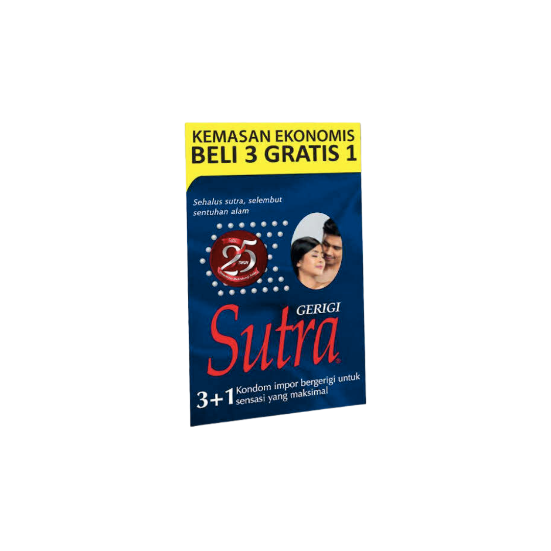 Sutra Kondom Gerigi - 3+1 Pcs