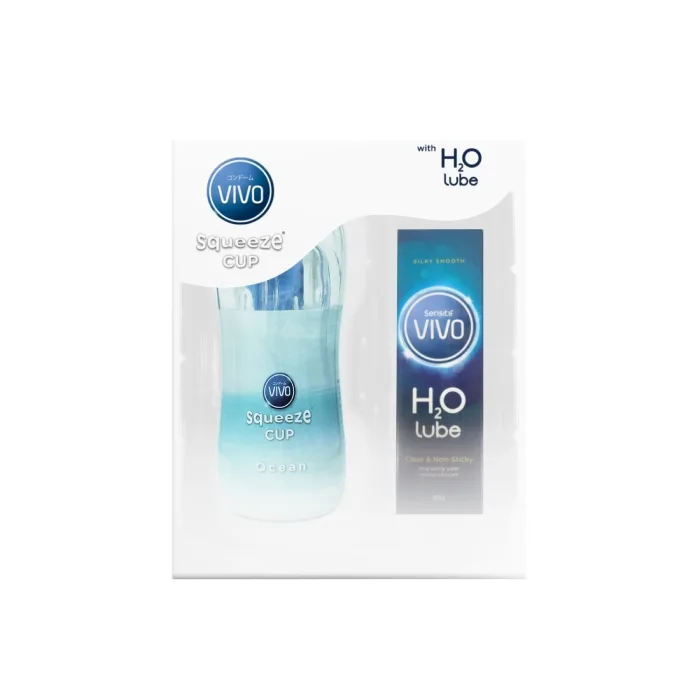 Vivo Squeeze Cup Ocean+ Free H2o Lube - 60 gr