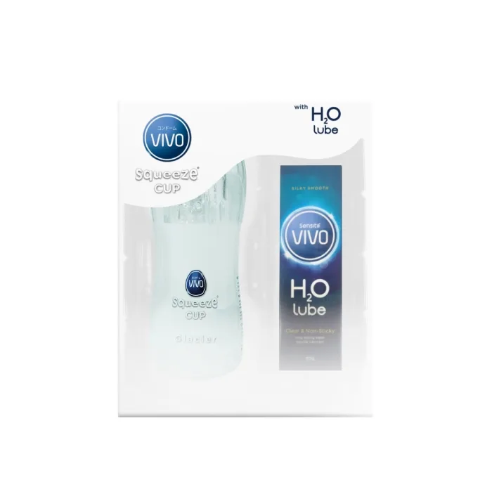 Vivo Squeeze Cup Glacier + Free H2o Lube - 60 gr