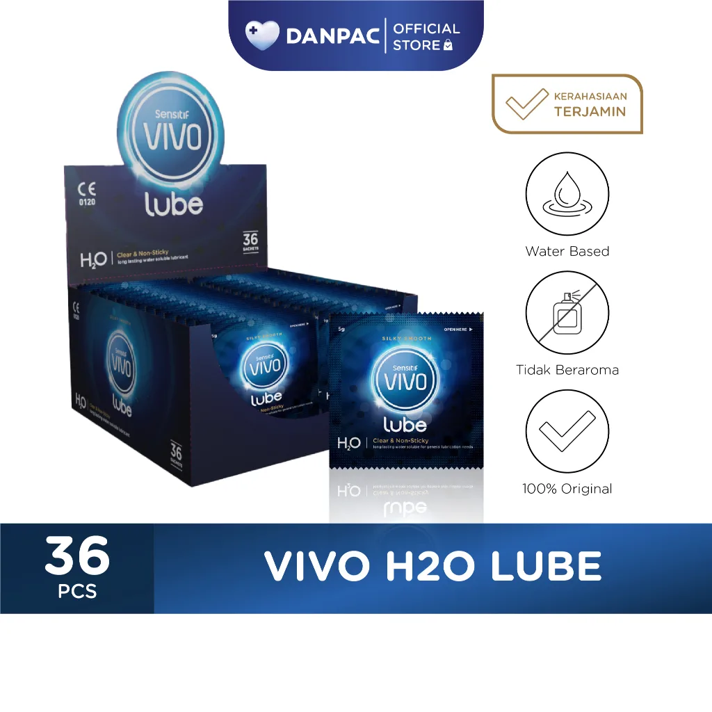Vivo H2o Lube Sachet 5 gr - 36 Pcs