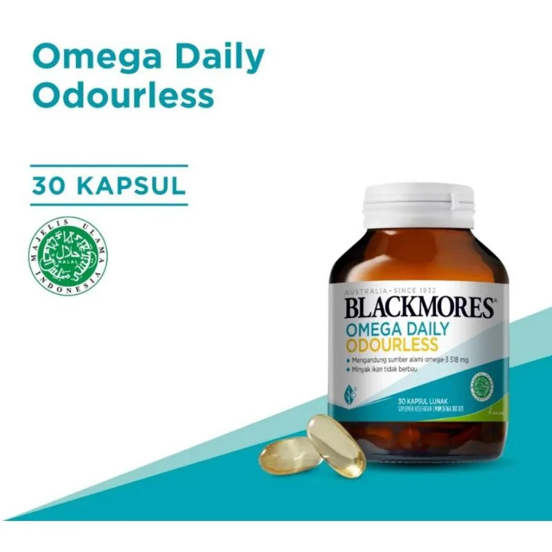 Blackmores Omega Daily Odourless - 30 Kapsul
