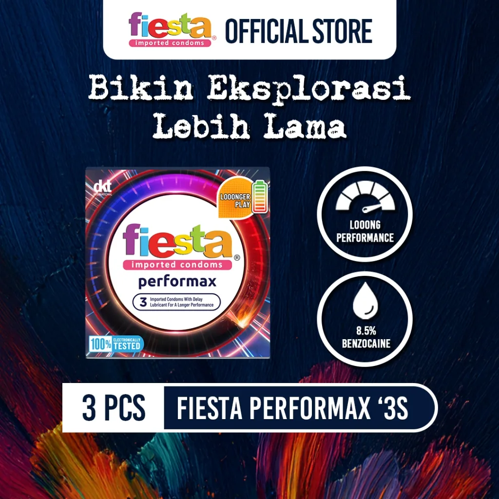 Fiesta Kondom Performax - 3 Pcs