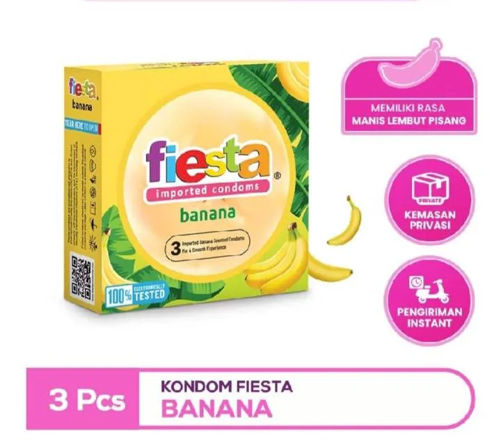 Fiesta Kondom Banana - 3 Pcs