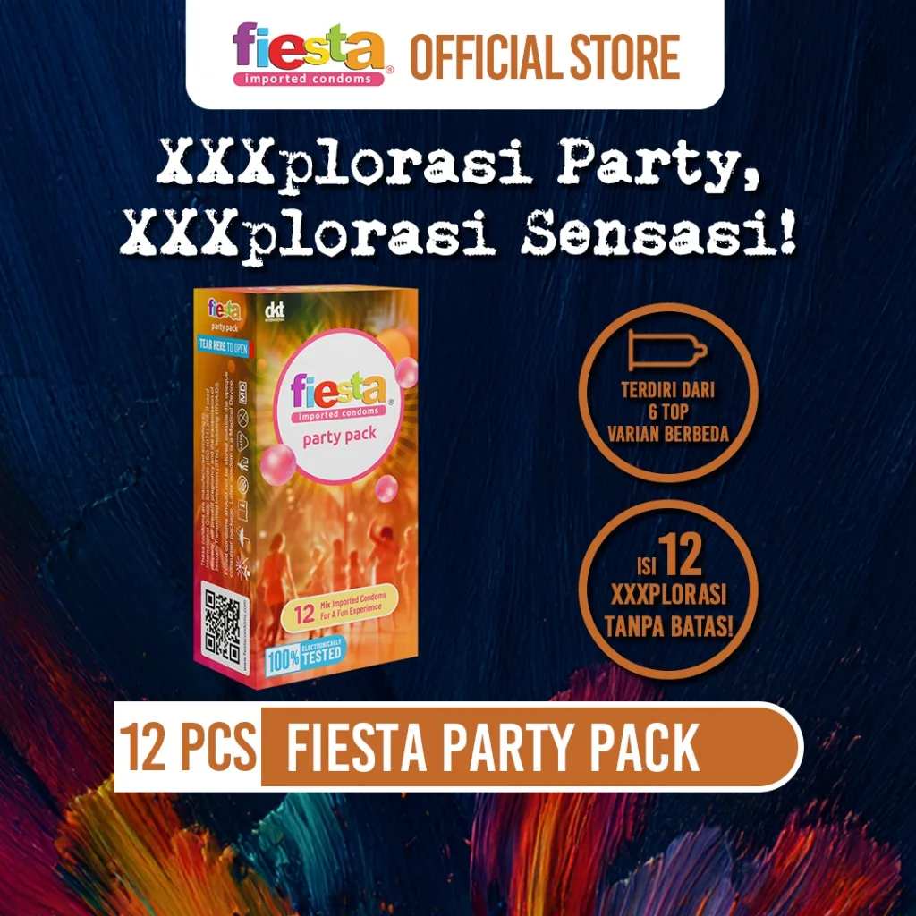 Fiesta Kondom Party Pack - 12 Pcs