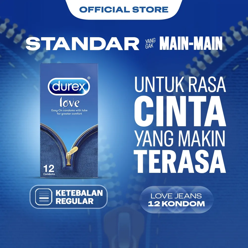 Durex Kondom Love Jeans - 12 Pcs