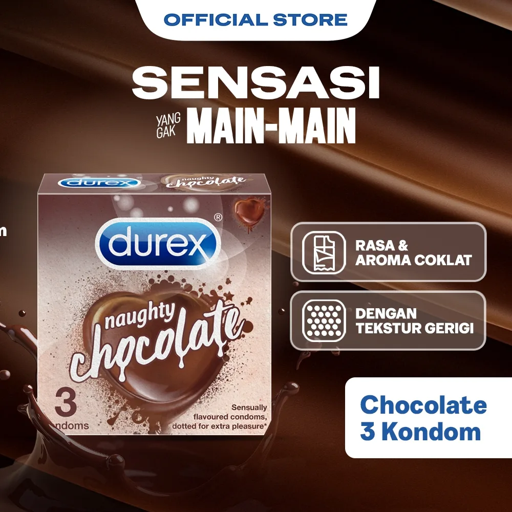Durex Kondom Naughty Chocolate - 3 Pcs