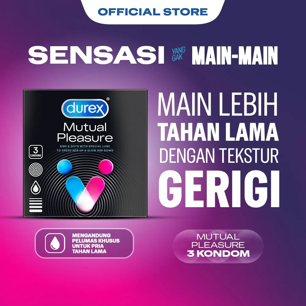 Durex Kondom Mutual Pleasure - 3 Pcs