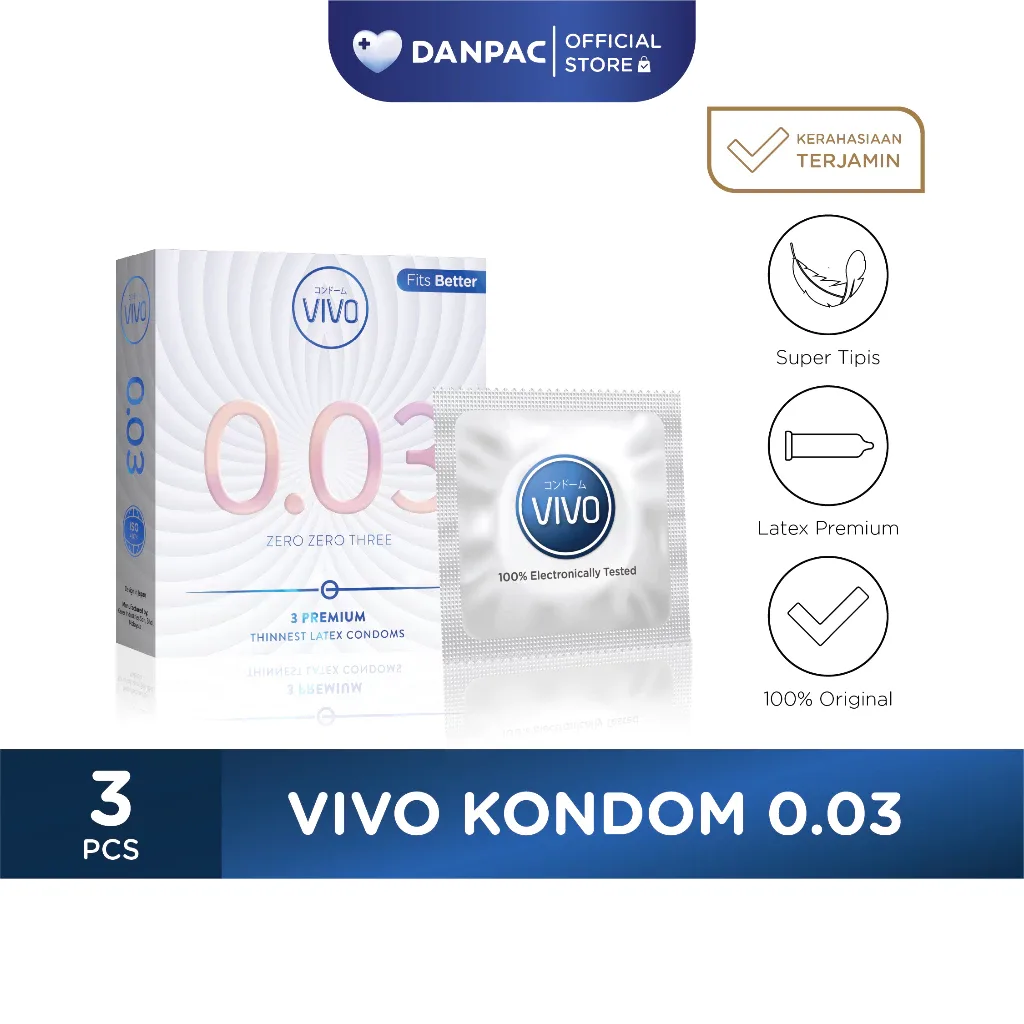 Vivo Kondom 0.03 - 3 Pcs