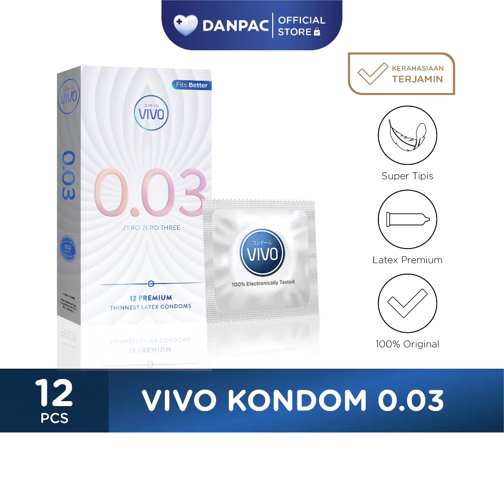 Vivo Kondom 0.03 - 12 Pcs