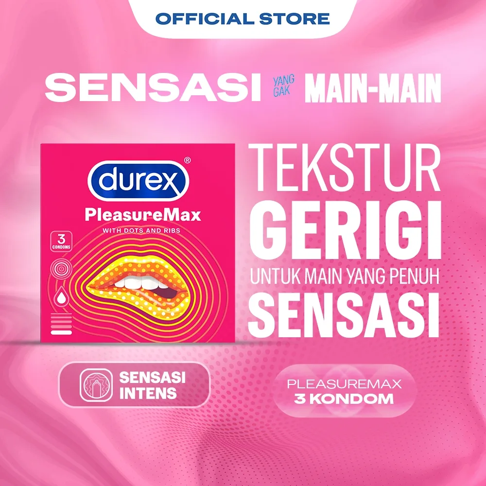 Durex Kondom Pleasuremax - 3 Pcs