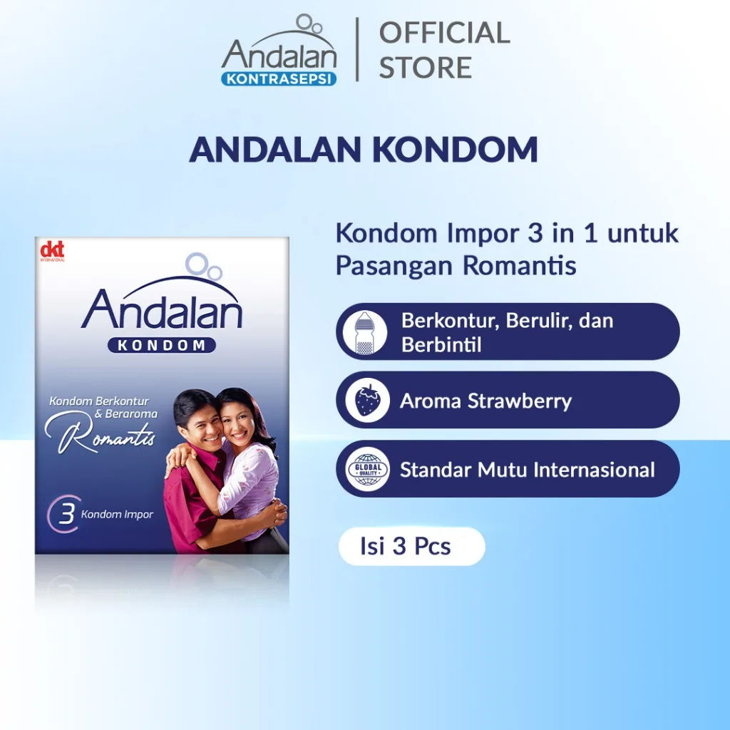 Andalan Kondom - 3 Pcs
