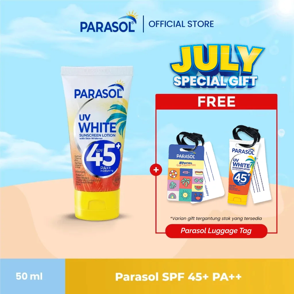 Parasol Lotion Tabir Surya SPF45 PA++ - 50 mLL