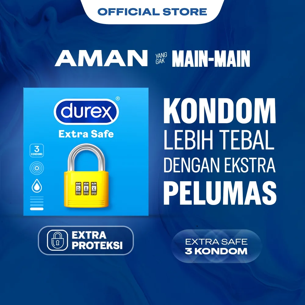 Durex Kondom Extra Safe - 3 Pcs