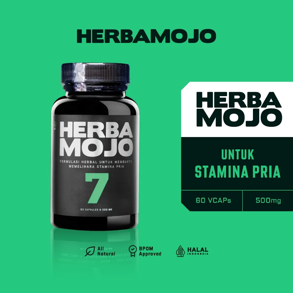 Herbamojo Suplemen Stamina Pria - 60 Kapsul