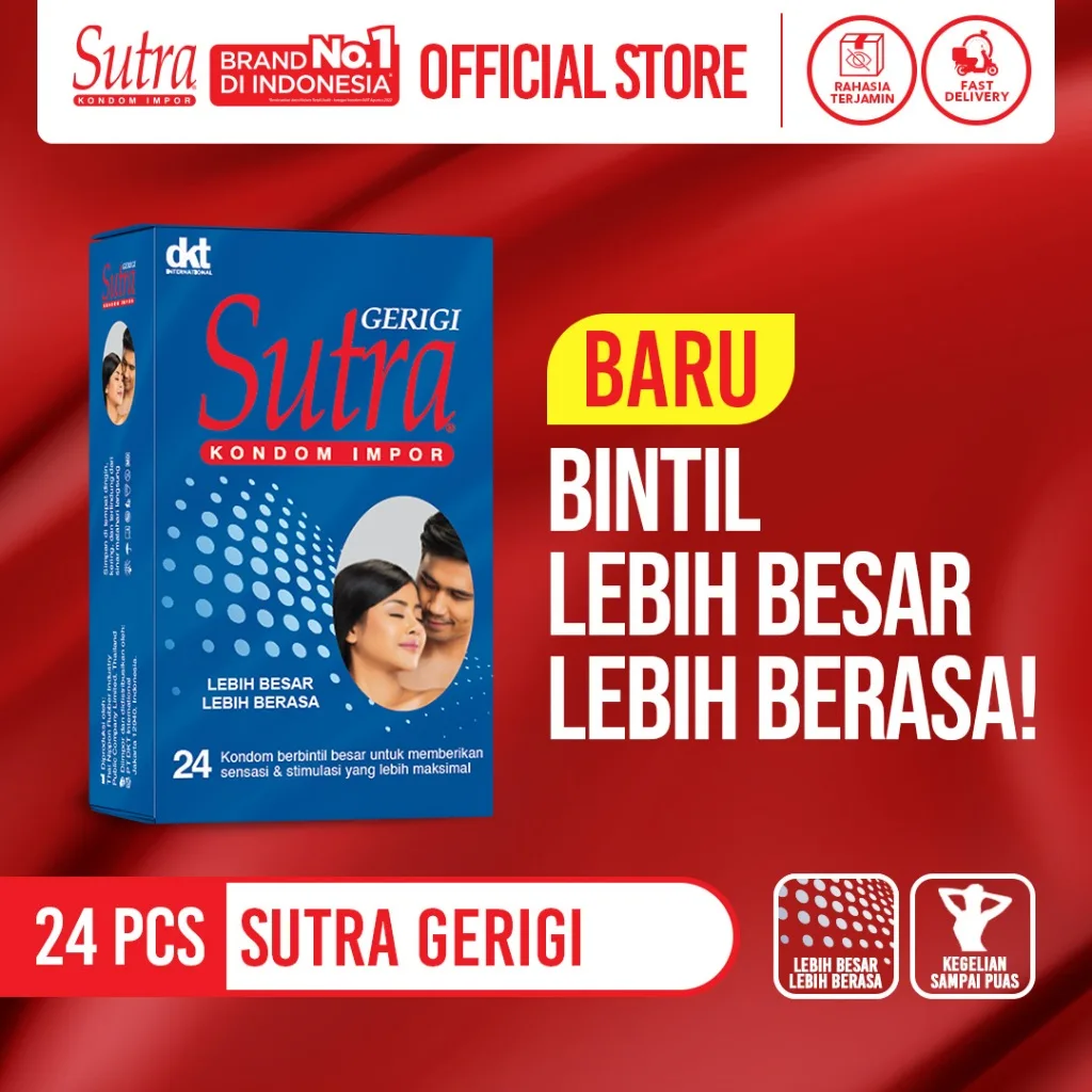 Sutra Kondom Gerigi - 24 Pcs