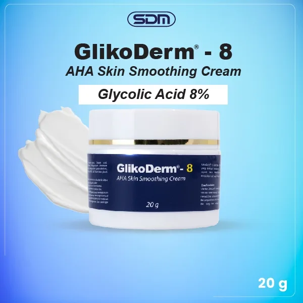 Glikoderm 8% AHA Skin Smoothing Cream - 20 gr