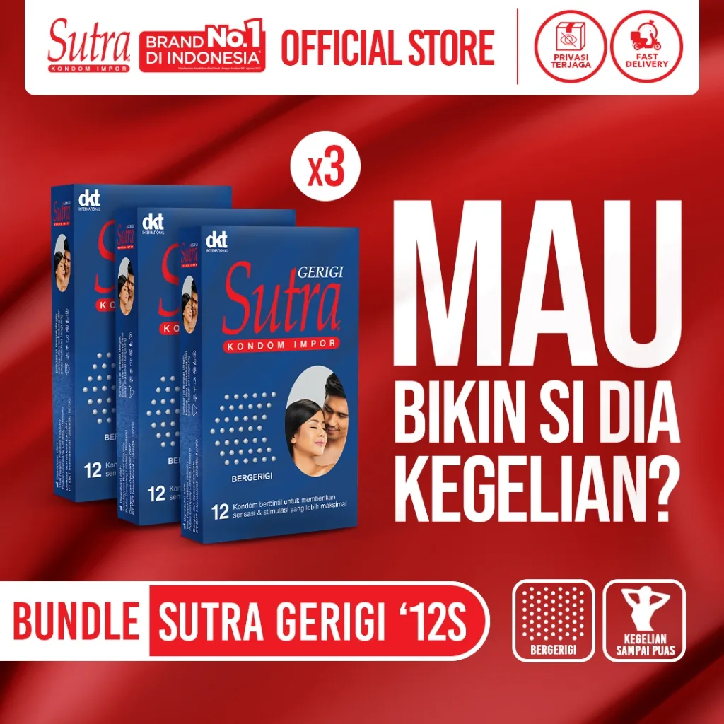 Sutra Kondom Gerigi - 12 Pcs × 3